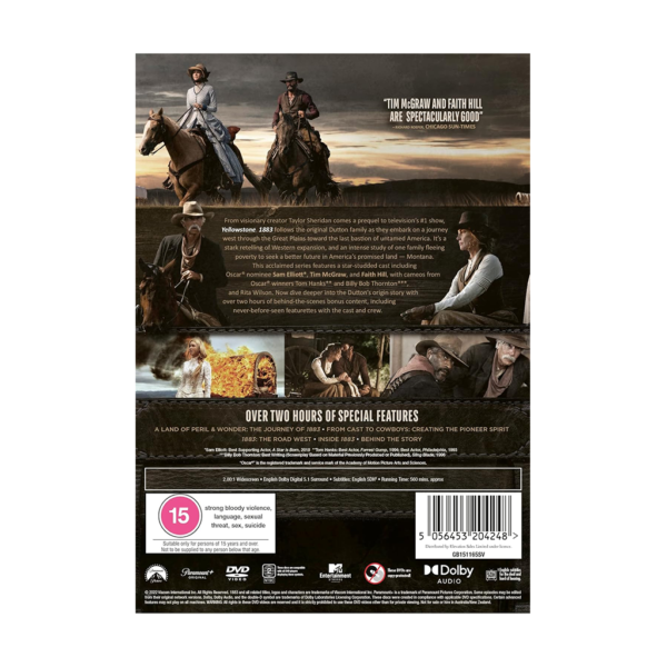 1883 Yellowstone prequel, 1883 season one DVD