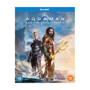 Aquaman and the Lost Kingdom Blu-ray Cover – High-resolution cover image featuring Jason Momoa as Aquaman. Aquaman and Orm in Battle – Scene from the movie showing Aquaman and Orm fighting together. Black Manta Villain Image – Black Manta wielding his deadly trident in an intense action sequence. Behind-the-Scenes Footage on Blu-ray – Special features showcasing the making of Aquaman and the Lost Kingdom. Underwater Kingdom of Atlantis – Stunning visual effects depicting the majestic underwater city.